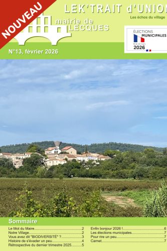 Lek'Trait d'Union n°13, cliquer pour lire le bulletin